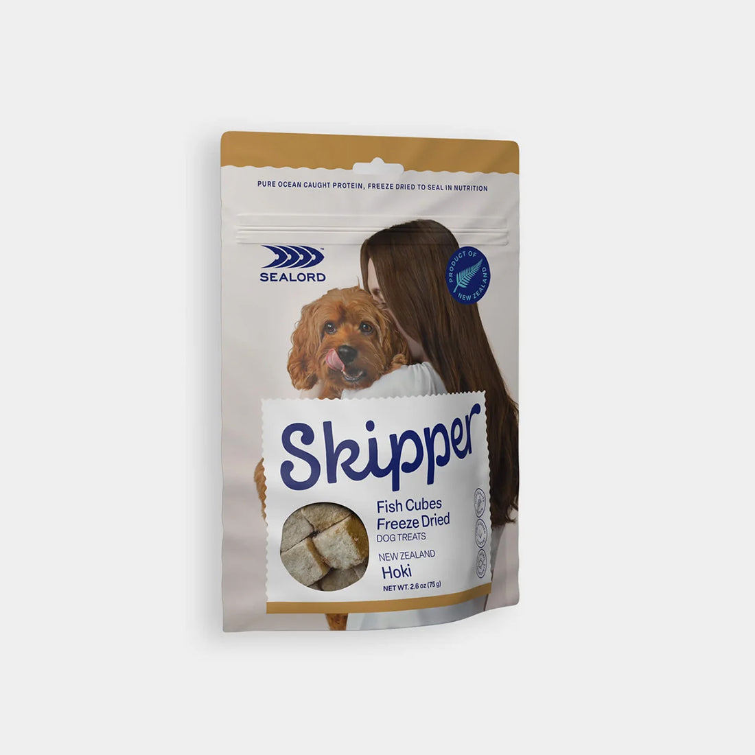 Air-Dried Dog Treats Hoki Skin Fingers | Sealord Skipper