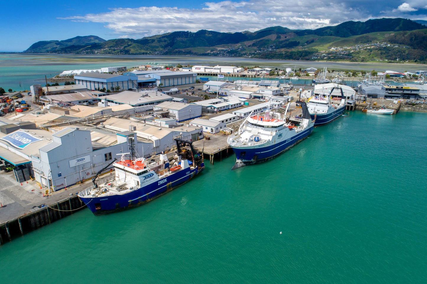 Sealord fishing boats supplying sustainable seafood for dog food and cat food