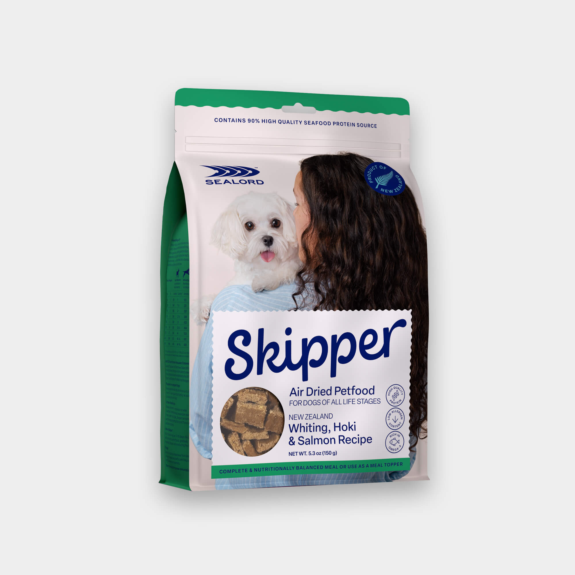 Air-Dried Dog Food Whiting, Hoki & Salmon | Sealord Skipper